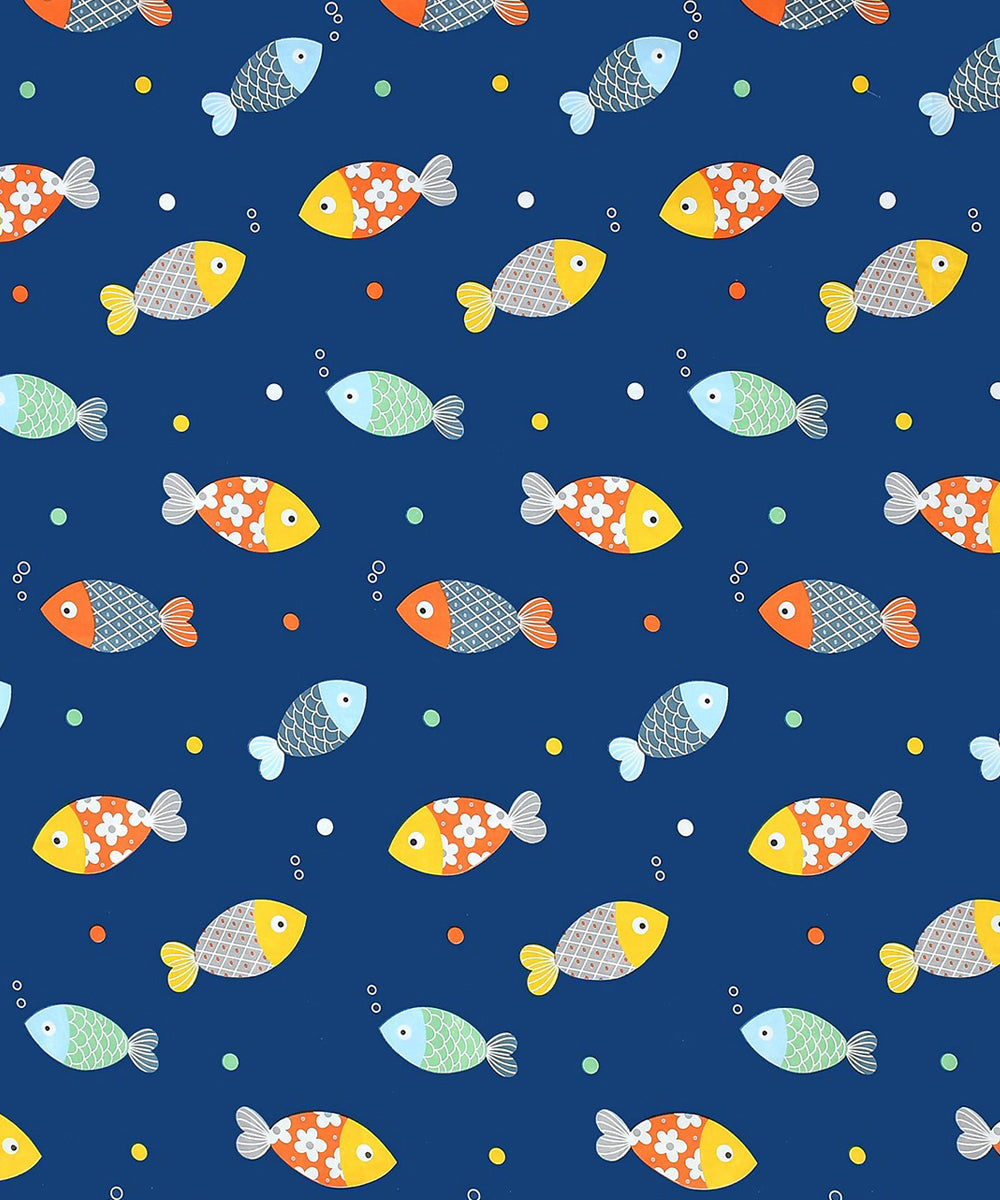 Blue Fish Kids Quilt / Blanket / Razai / Duvet Cover