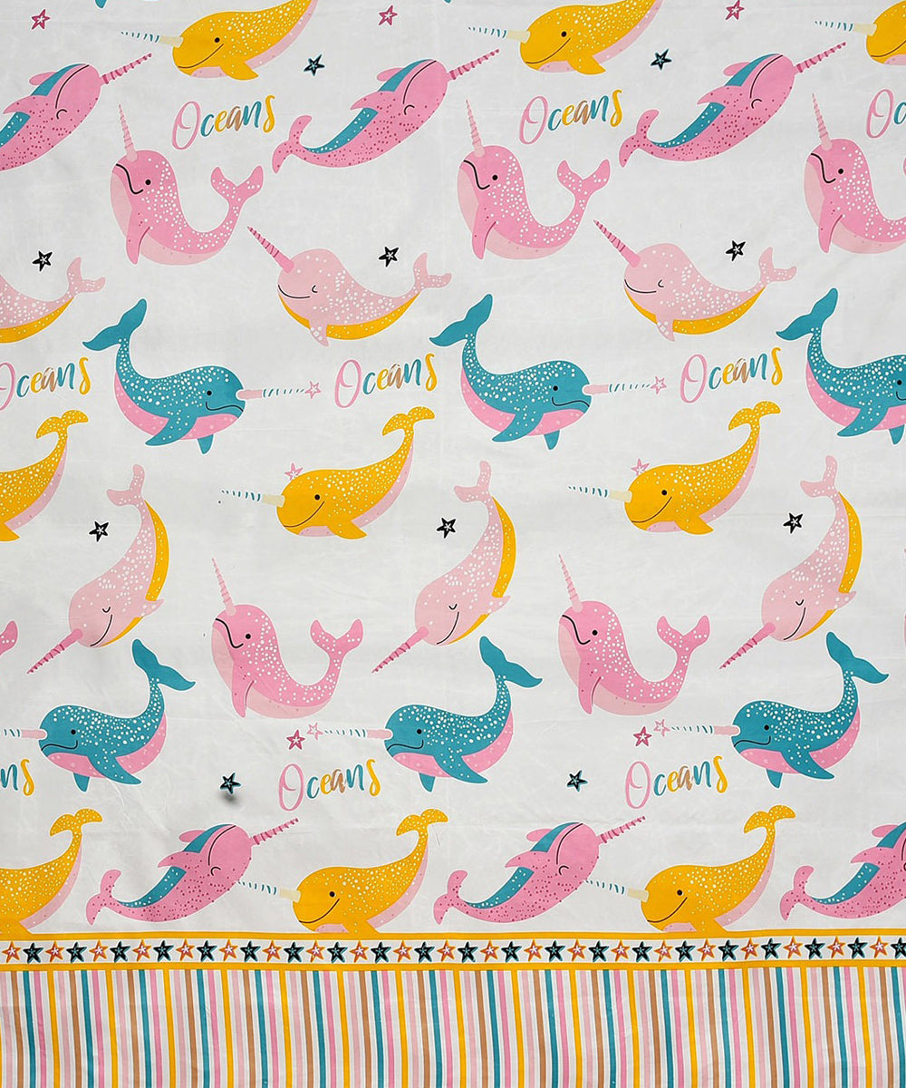 Dolphins Kids Quilt / Blanket / Razai / Duvet Cover