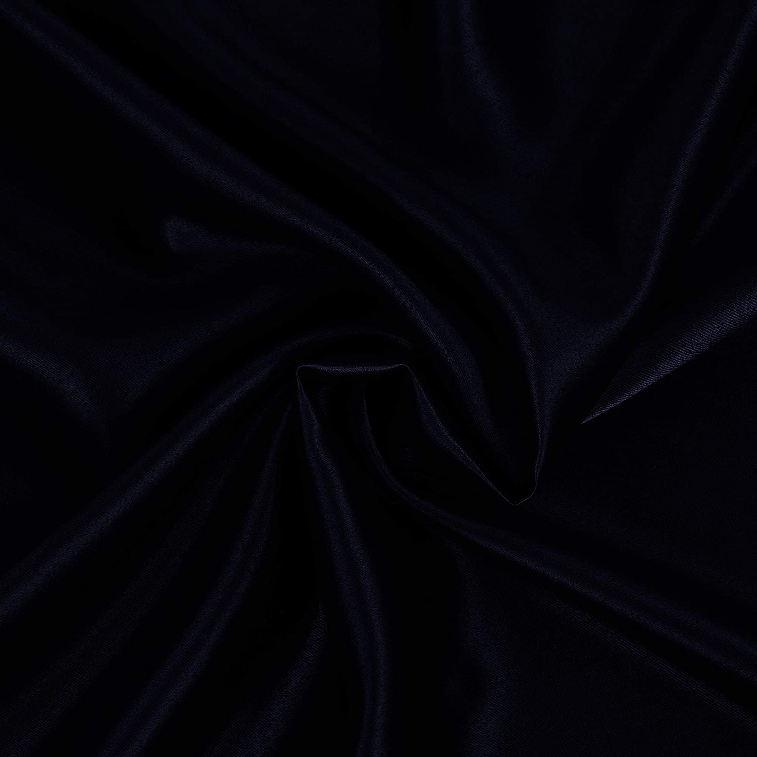 Blackout Curtain (Width - 4 Feet - Dark Blue ) Pack of 2 Piece