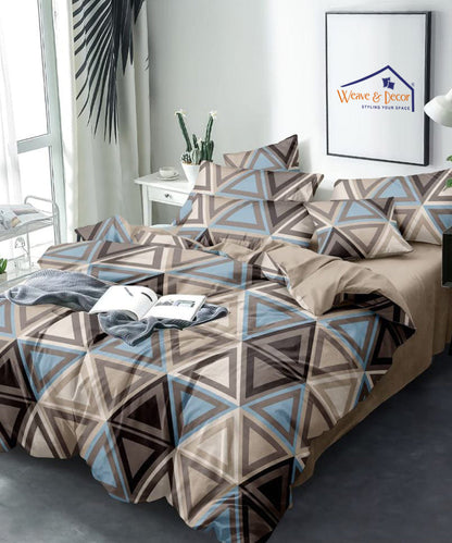 Triangles Quilt / Blanket / Razai / Duvet Covers