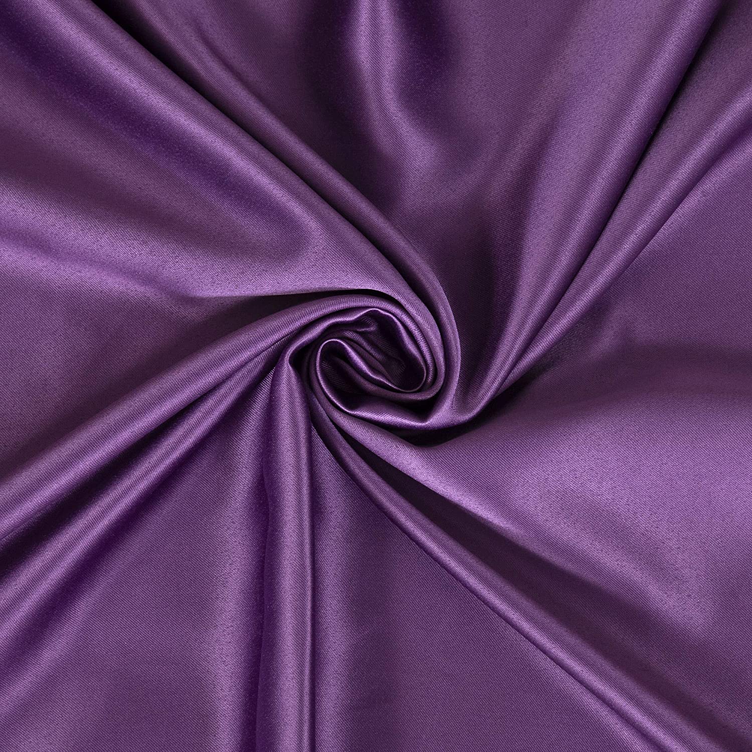Blackout Curtain (Width- 4 Feet- Purple ) Pack of 2 Piece