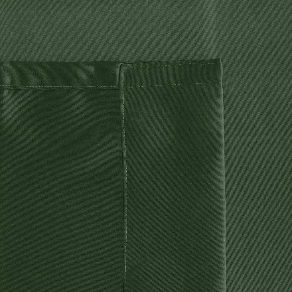 Blackout Curtain (Width- 4 Feet- Dark Green) Pack of 2 Piece