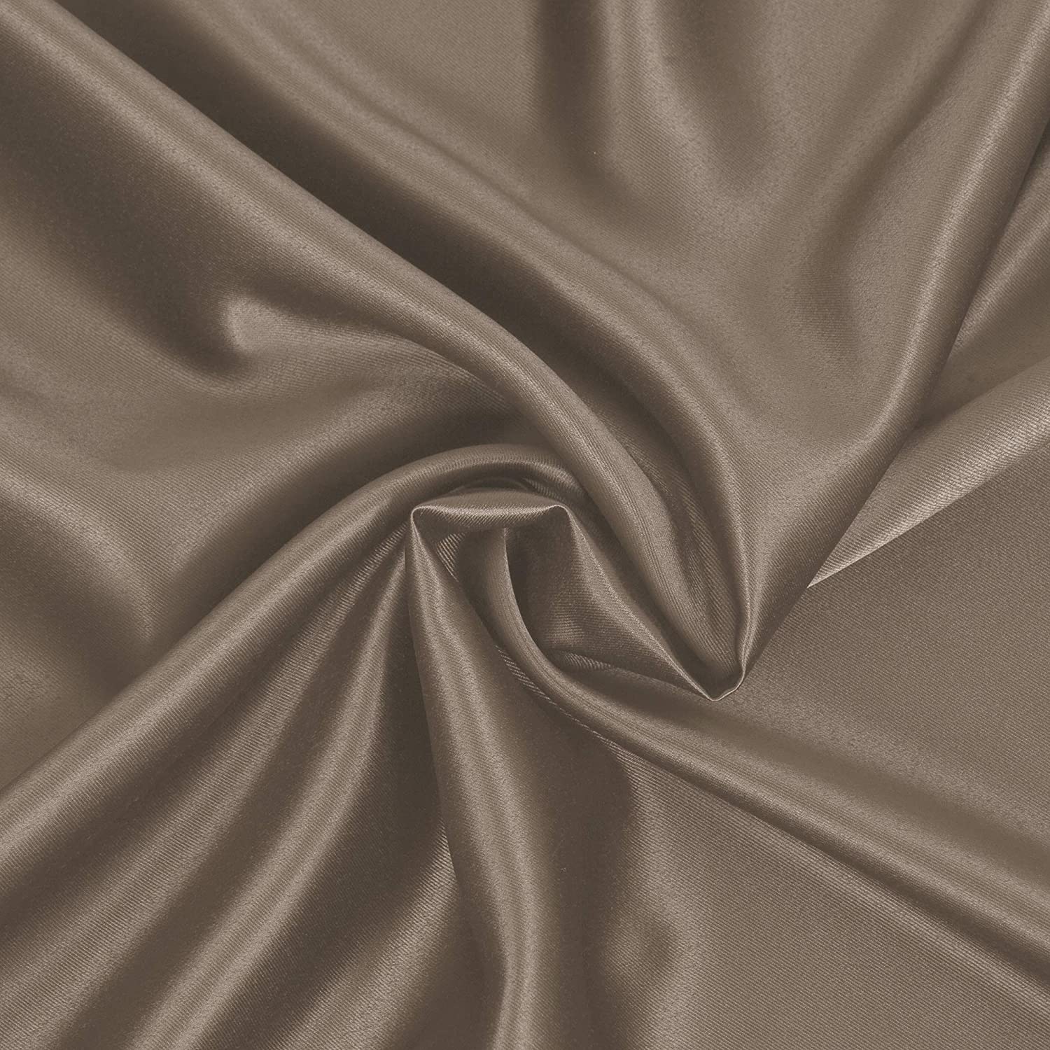Blackout Curtain (Width- 4 Feet- Dark Beige ) Pack of 2 Piece