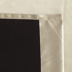 Blackout Curtain (Width - 4.5 Feet- Light beige ) Pack of 2 Piece