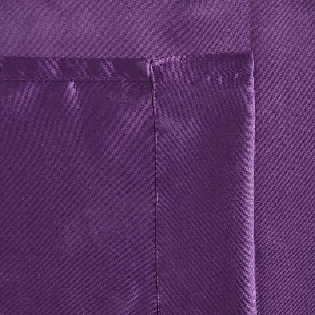 Blackout Curtain (Width- 4 Feet- Purple ) Pack of 2 Piece