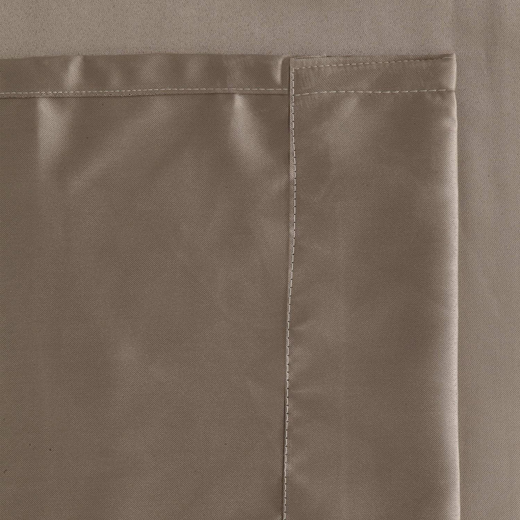 Blackout Curtain (Width- 4 Feet- Dark Beige ) Pack of 2 Piece