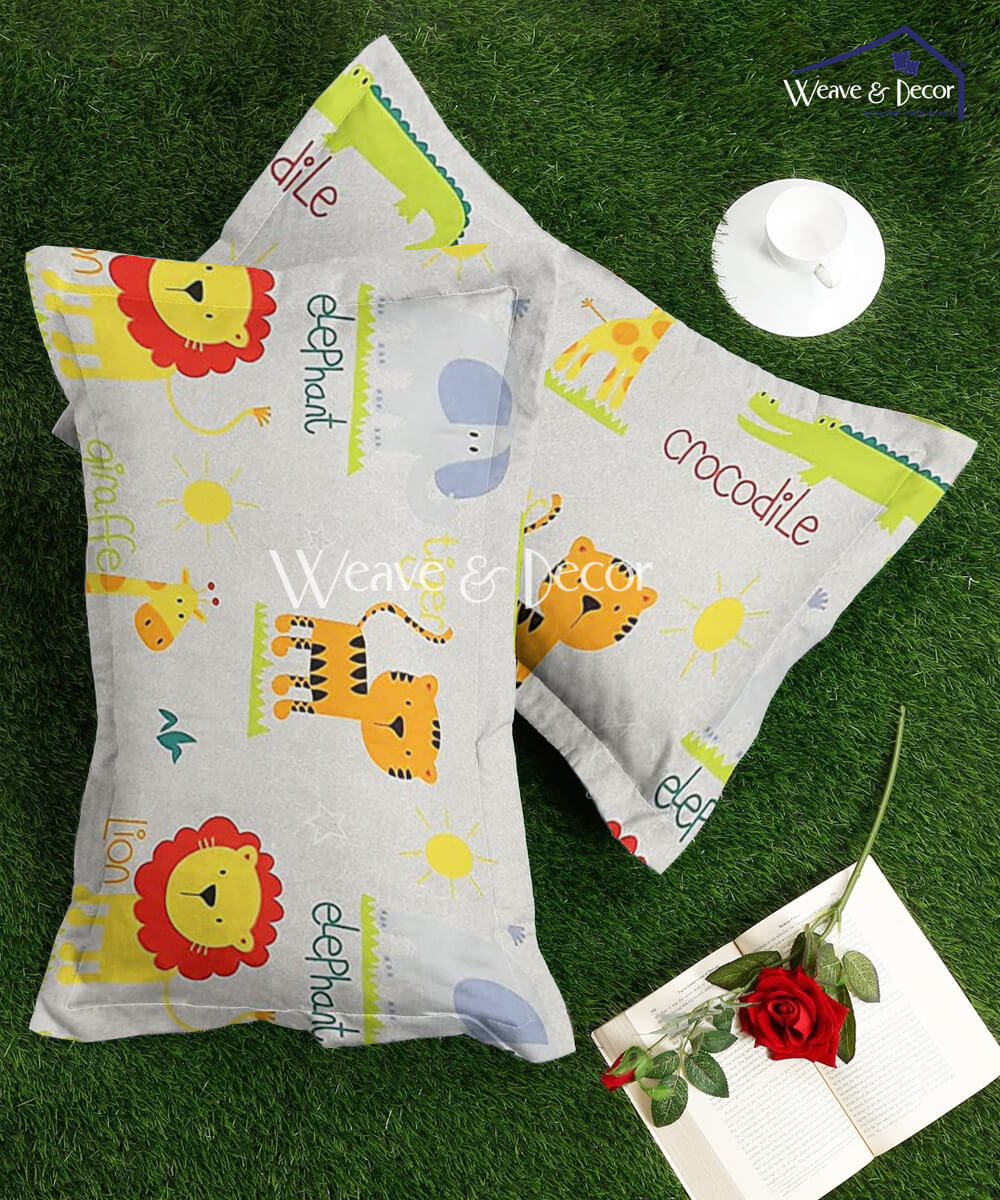 Cute Kids Pillow Cover Set of 2