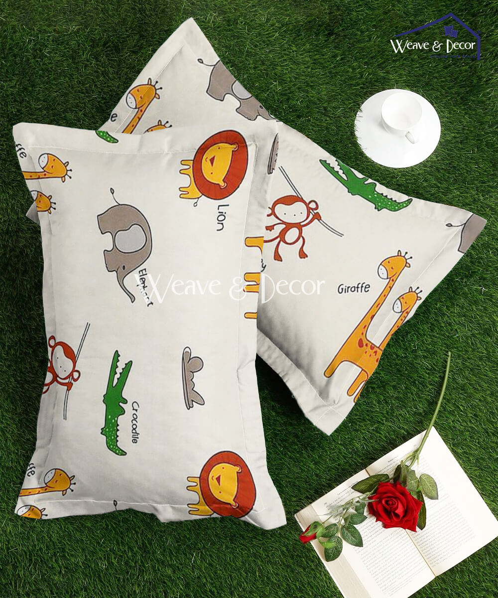 Cute Kids Pillow Cover Set of 2