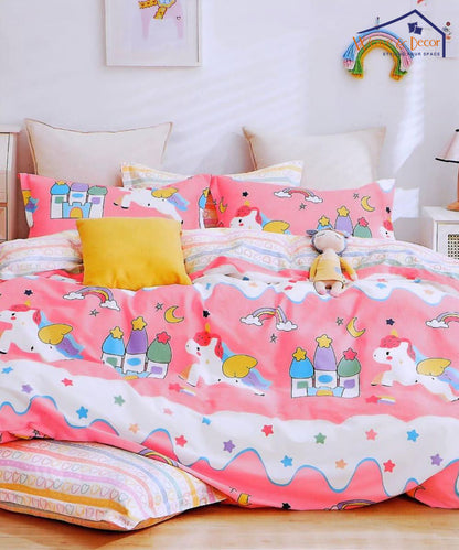 Unicorn Wonder Land Quilt / Blanket / Razai / Duvet Cover