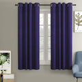 Blackout Curtain (Width- 4 Feet - Blue )Pack of 2 Piece