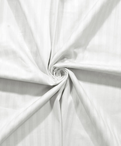 White Super King Fitted Bedsheet With 2 Pillow Covers