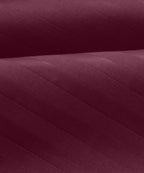 Maroon Fitted Bedsheet With Pillow Cover