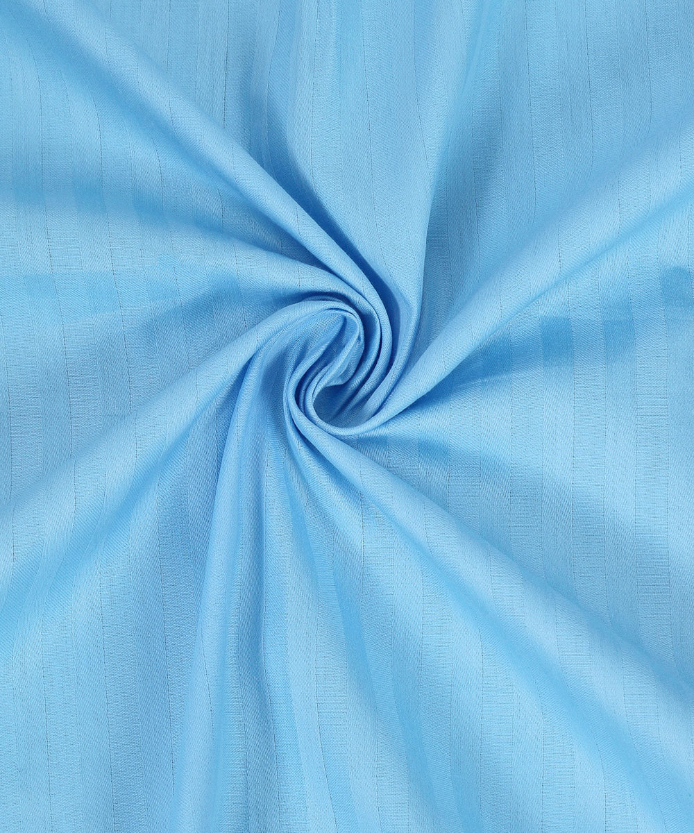 Sky Single Fitted Bedsheet With 1 Pillow Cover
