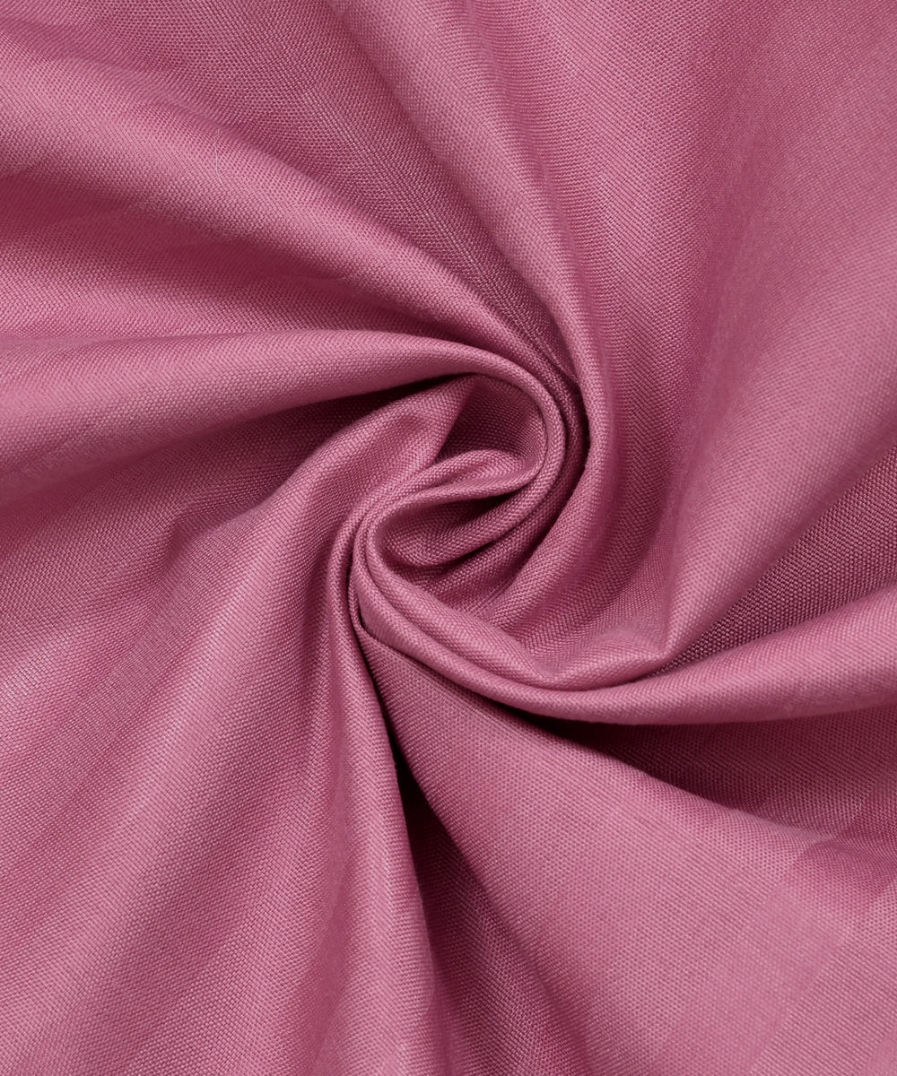 Pink Satin Stripe Double Bedsheet With 2 Pillow Covers