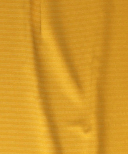 Yellow Satin Stripe Double Bedsheet With 2 Pillow Covers