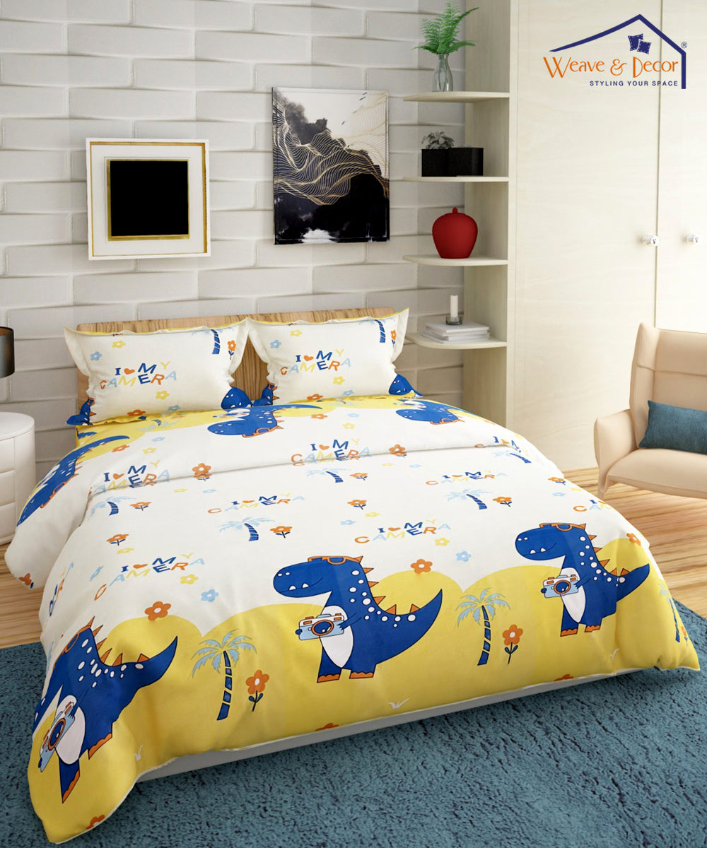 Fun with Dino Kids Comforter Set with Bedsheet