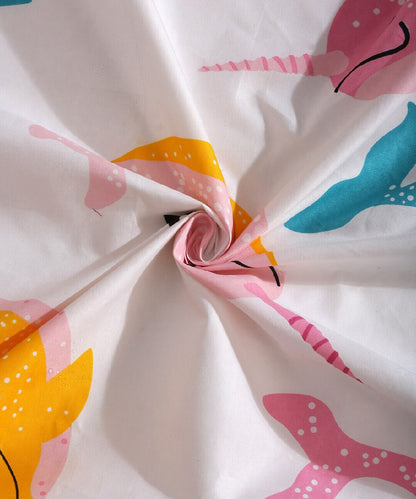 Ocean Fantasy Kids Flat Bedsheet With Pillow Covers