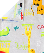 Jungle Safari Kids Flat Bedsheet With Pillow Covers