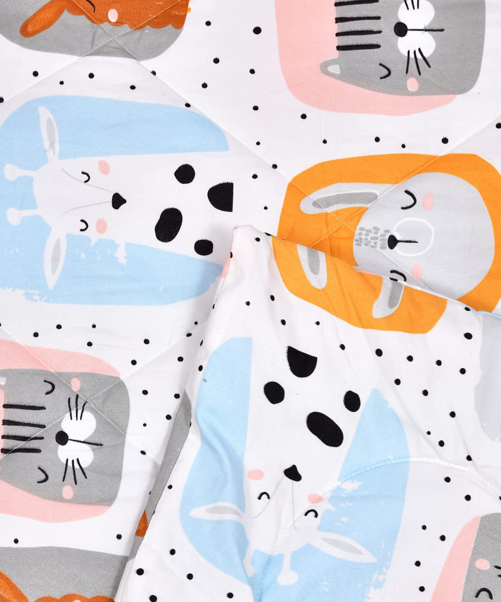 Cuddly Critters Kids 350GSM Double Bed Comforter