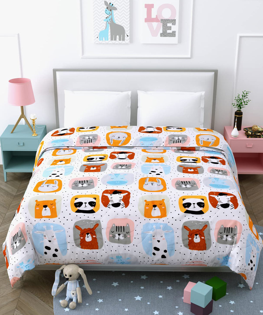 Cuddly Critters Kids 350GSM All Weather Comforter