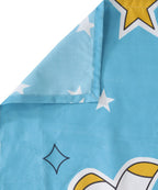 Unicorn Fantasy Print Kids Flat Bedsheet With Pillow Covers