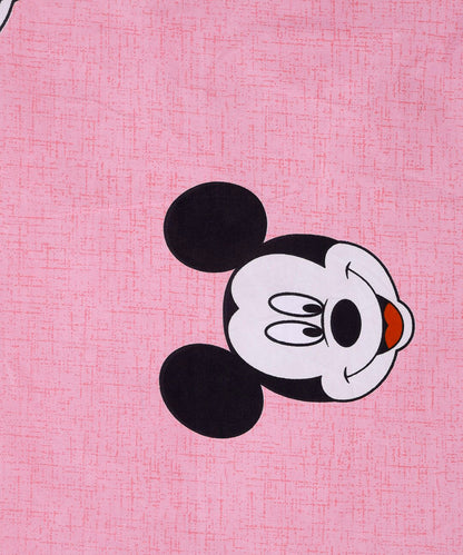 Mouse Magic Kids Flat Bedsheet With Pillow Covers