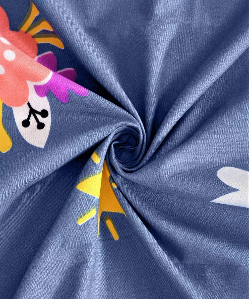 Unicorn King Size Bedsheet With 2 Pillow Covers