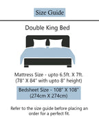 Animal Theme Kids King Size Bedsheet With 2 Pillow Covers