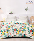 Pocket Full of Roses Double Bedsheet With 2 Pillow Cover