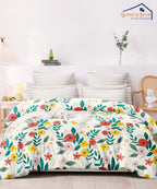 Pocket Full of Roses Double Bedsheet With 2 Pillow Cover