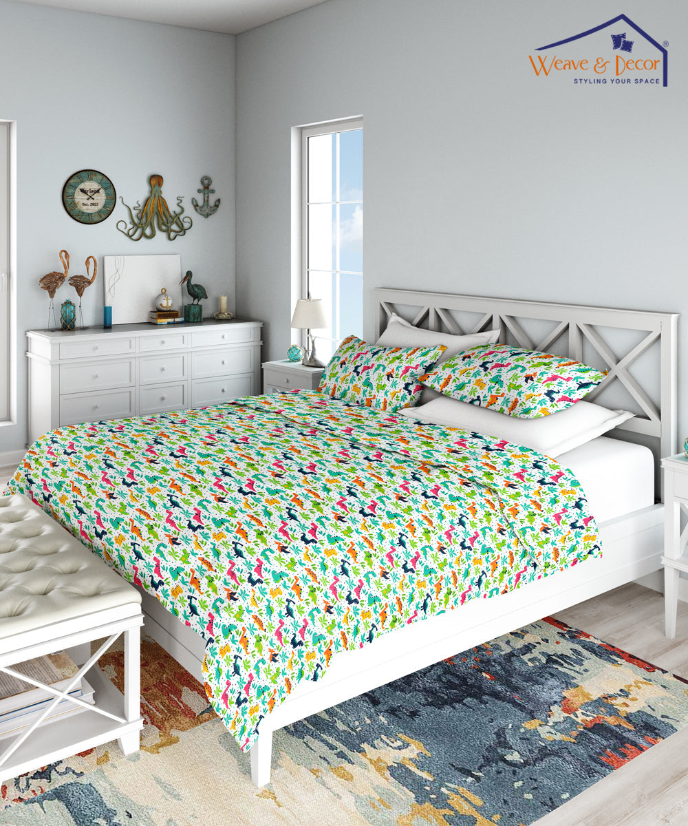The Good Dinosaur Comforter Set With Bedsheet- 4 Pc