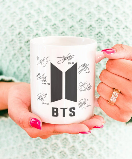 BTS Ceramic Coffee Mug
