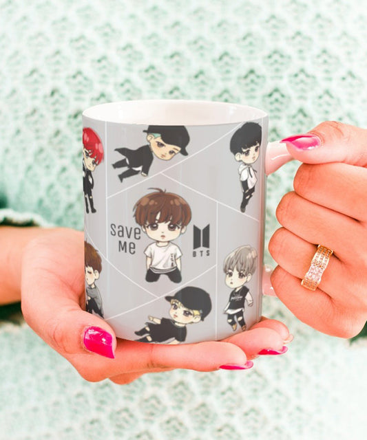 BTS Korean Ceramic Coffee Mug