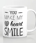 You Make My Heart Smile Coffee Mug