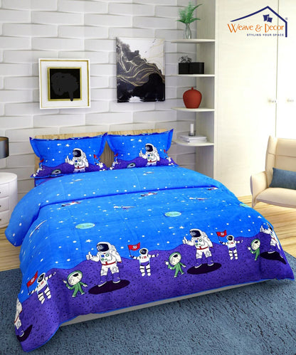 Space Kids Quilt / Blanket / Razai / Duvet Cover