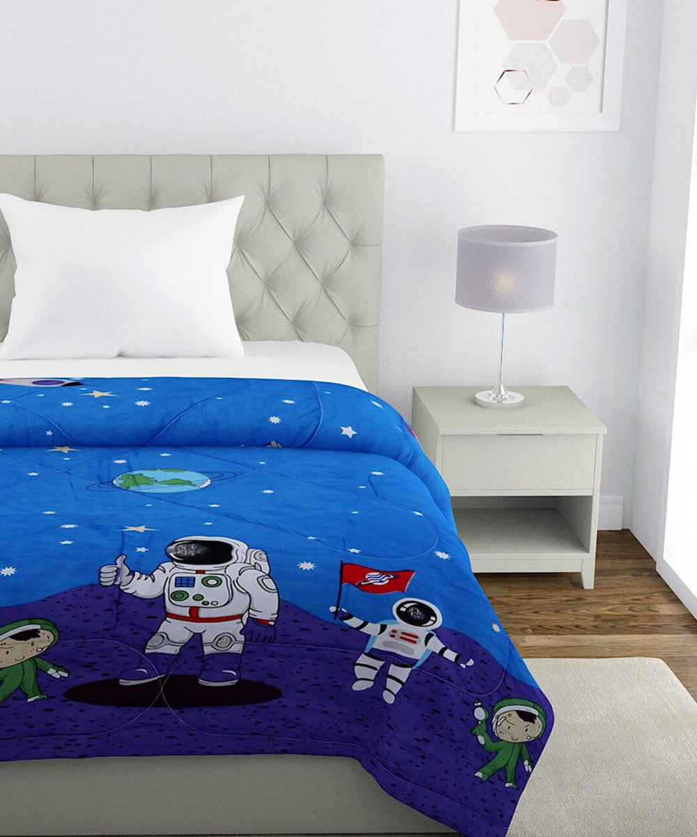 Space Kids 350GSM Single Bed Comforter