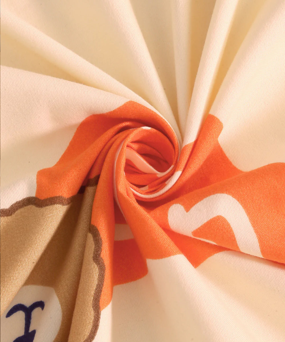 Sweet Dreams Kingdom Kids Flat Bedsheet With Pillow Covers