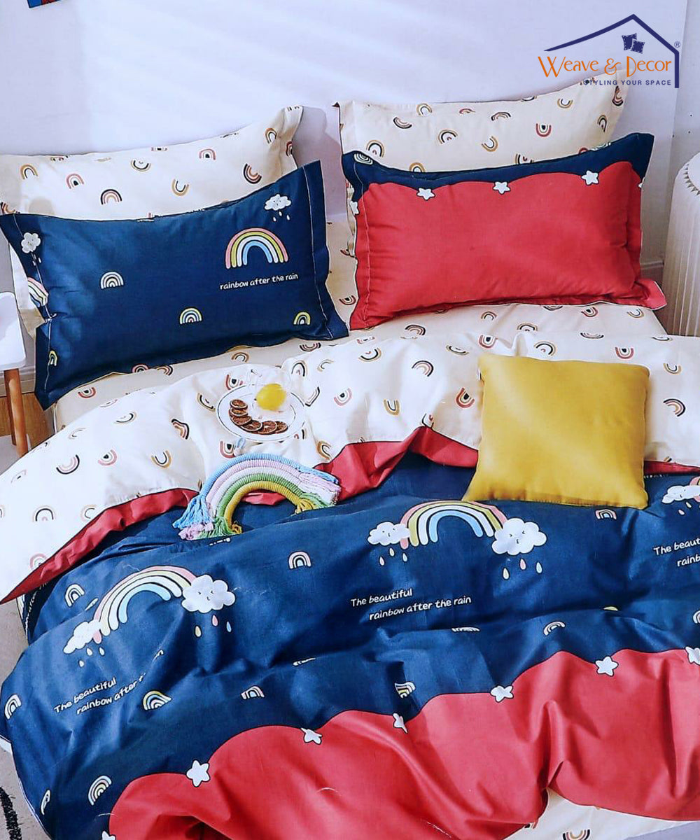 Rainbow Kids 350GSM Single Bed Comforter